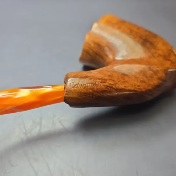 Edward's XL Smooth Freehand Estate Briar Pipe, American Estates - Image 7