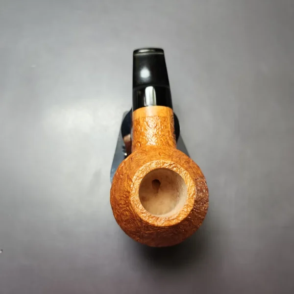Morgan BlackJack 10th Anniversary Sandblasted Rhodesian Estate Briar Pipe, Unsmoked - Image 7