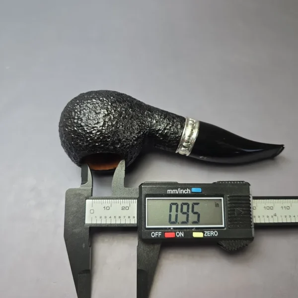 Savinelli Trevi 320 KS Rusticated Author Estate Briar Pipe, Italian Estates, 6mm - Image 9