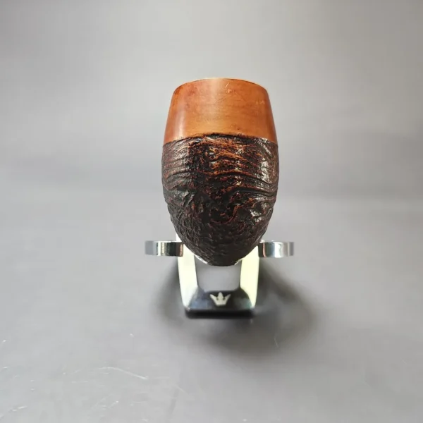 Thayne (Jarl) 15 B Partially Sandblasted Egg Estate Briar Pipe, Danish Estates - Image 3
