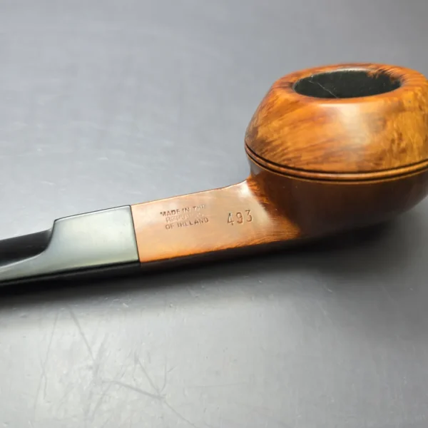 Peterson 1949-73 Premier Selection 493 Smooth "Large Squat Cad" Bulldog Estate Briar Pipe, Irish Estates - Image 8