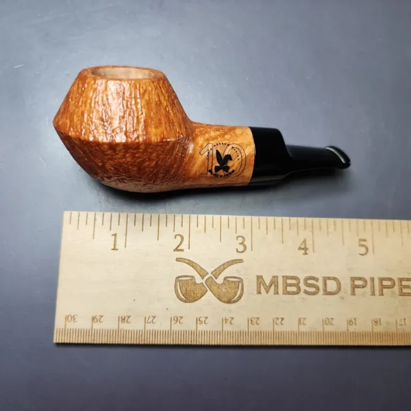 Morgan BlackJack 10th Anniversary Sandblasted Rhodesian Estate Briar Pipe, Unsmoked - Image 9