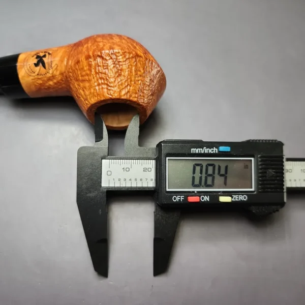 Morgan BlackJack 10th Anniversary Sandblasted Rhodesian Estate Briar Pipe, Unsmoked - Image 10