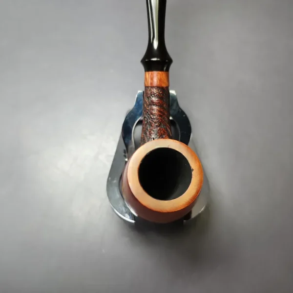 Thayne (Jarl) 15 B Partially Sandblasted Egg Estate Briar Pipe, Danish Estates - Image 6