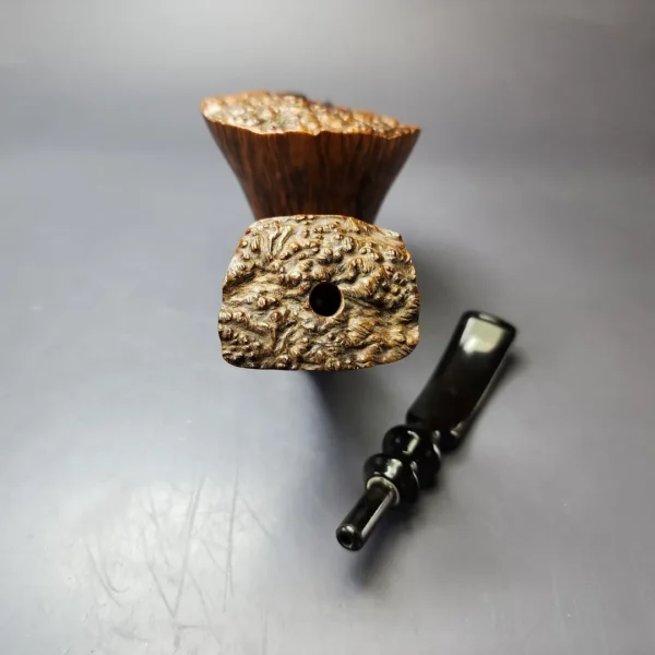 Sven Lar B Magnum Spot Carved Freehand Estate Briar Pipe, American Estates - Image 12