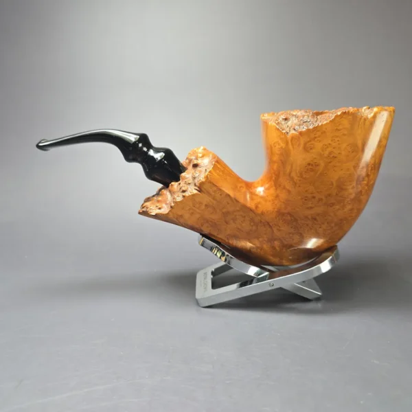 Brebbia Collection Smooth Freehand Estate Briar Pipe, Unsmoked - Image 4