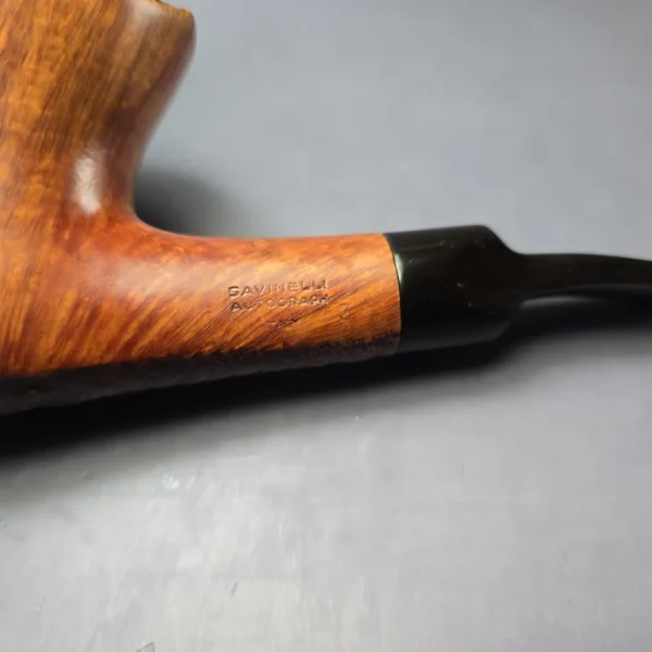 Savinelli Autograph 3 Partially Sandblasted Freehand Estate Briar Pipe, Italian Estates, 6mm - Image 8