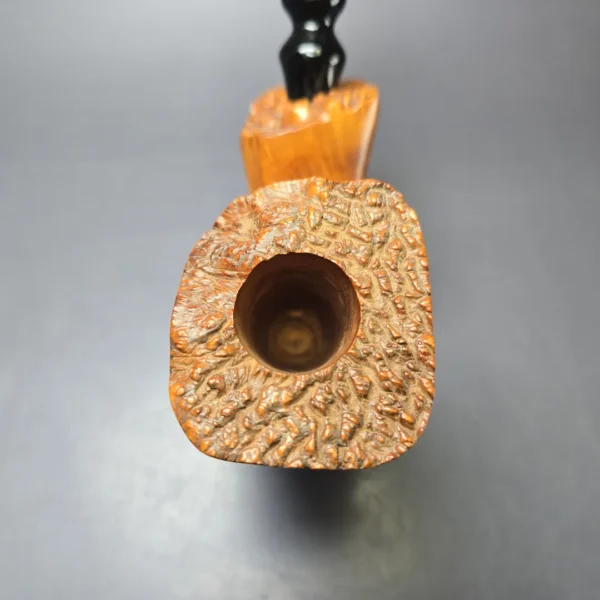 Brebbia Collection Smooth Freehand Estate Briar Pipe, Unsmoked - Image 5