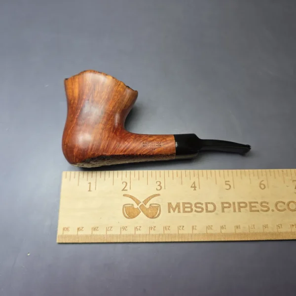Savinelli Autograph 3 Partially Sandblasted Freehand Estate Briar Pipe, Italian Estates, 6mm - Image 9