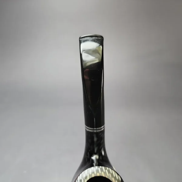 Molina Carbon Smooth Brandy Volcano Estate Briar Pipe, Unsmoked, 9mm - Image 6
