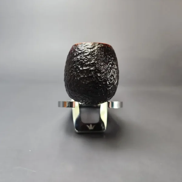 Savinelli Tortuga 626 Partially Rusticated Apple Estate Briar Pipe, Unsmoked, 6mm - Image 6