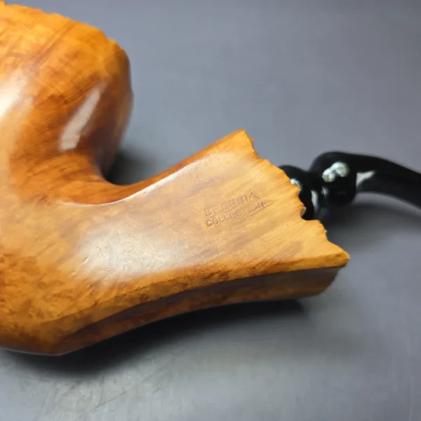 Brebbia Collection Smooth Freehand Estate Briar Pipe, Unsmoked - Image 8