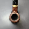 Savinelli Tevere 616 KS Rusticated Bent Billiard Estate Briar Pipe, Italian Estates, 6mm - Image 5