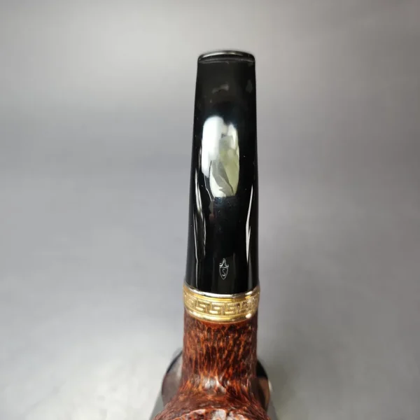 Savinelli Tevere 616 KS Rusticated Bent Billiard Estate Briar Pipe, Italian Estates, 6mm - Image 6