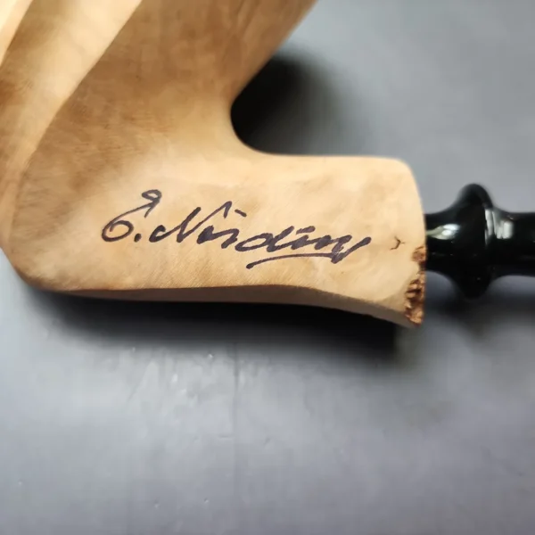Nording Signature Natural Smooth Freehand Estate Briar Pipe, Unsmoked - Image 11