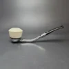 Falcon Classic Bent w/ MBSD Meerschaum Rhodesian Block Meerschaum Bowl Pipe, New - Image 3