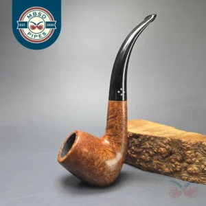 Sasieni 4 Dot Walnut Smooth Standing Billiard Estate Briar Pipe, English Estates