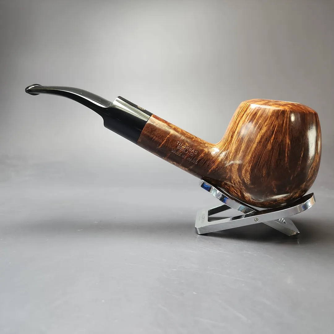 James Upshall Empire Series Executive Smooth Magnum Apple Estate Briar Pipe, English Estates - Image 2