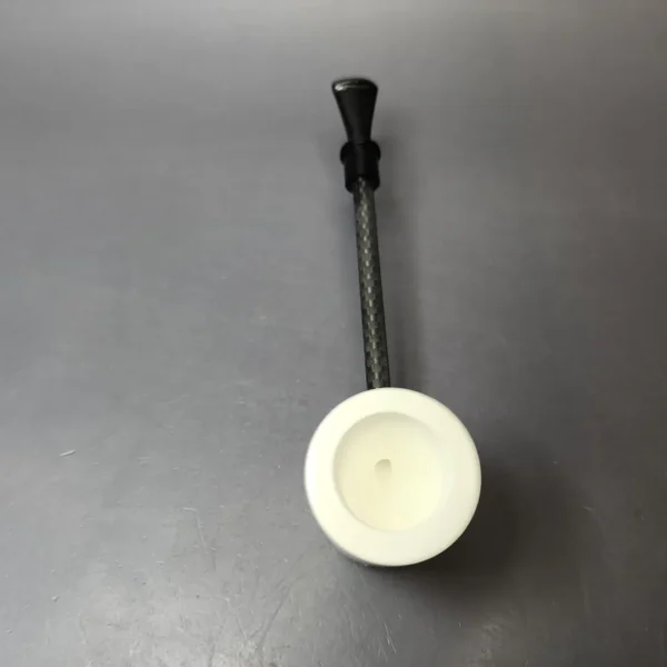 MBSD Meerschaum Deluxe Smooth Poker Block Meerschaum Pipe, New - Image 7