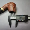 Savinelli Tevere 616 KS Rusticated Bent Billiard Estate Briar Pipe, Italian Estates, 6mm - Image 10