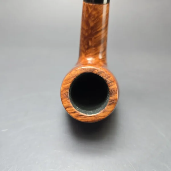 Sasieni 4 Dot Walnut Smooth Standing Billiard Estate Briar Pipe, English Estates - Image 5