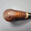 Savinelli Tevere 616 KS Rusticated Bent Billiard Estate Briar Pipe, Italian Estates, 6mm - Image 11