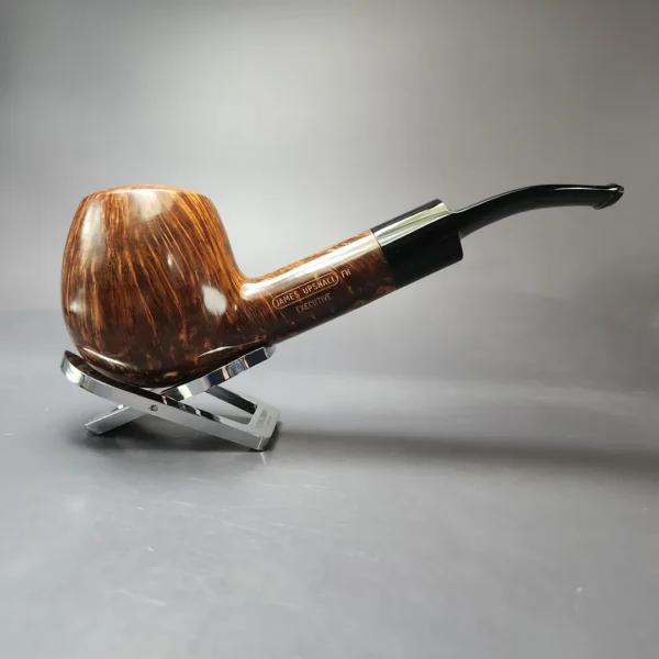 James Upshall Empire Series Executive Smooth Magnum Apple Estate Briar Pipe, English Estates - Image 7