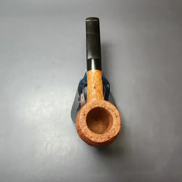 Charatan's Make Lane Era Free Hand Relief Sandblasted Billiard Estate Briar Pipe, Unsmoked - Image 6