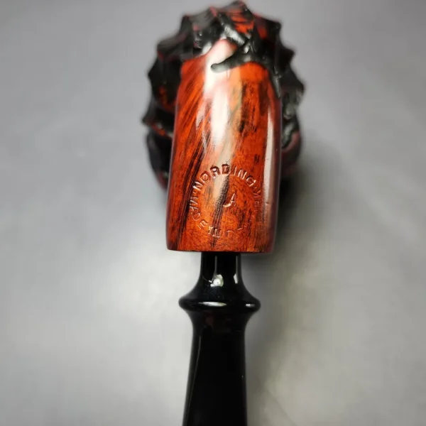 Nording Abstract Partially Rusticated Freehand Estate Briar Pipe, Unsmoked - Image 8