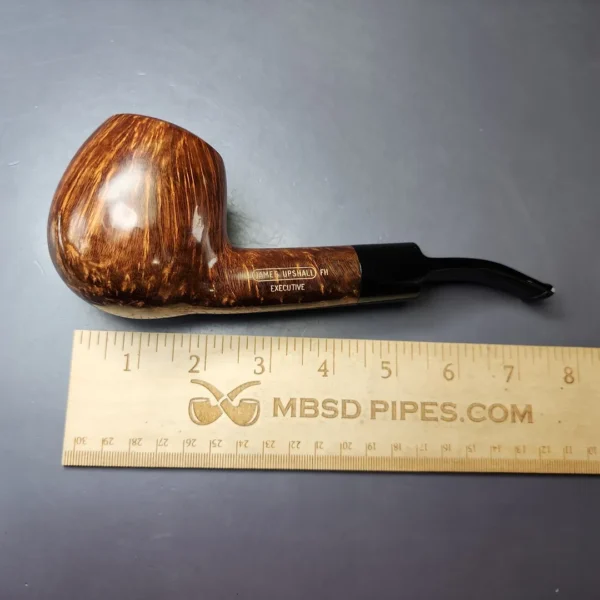 James Upshall Empire Series Executive Smooth Magnum Apple Estate Briar Pipe, English Estates - Image 8