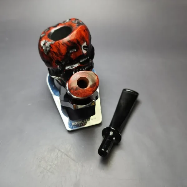 Nording Abstract Partially Rusticated Freehand Estate Briar Pipe, Unsmoked - Image 9