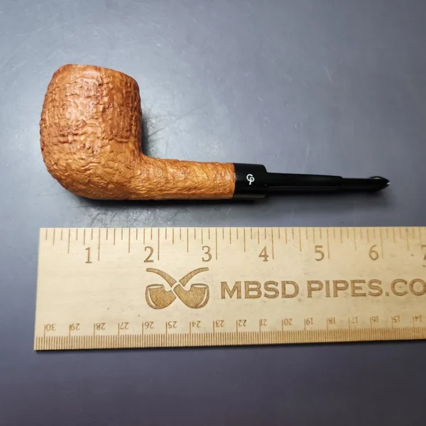 Charatan's Make Lane Era Free Hand Relief Sandblasted Billiard Estate Briar Pipe, Unsmoked - Image 8