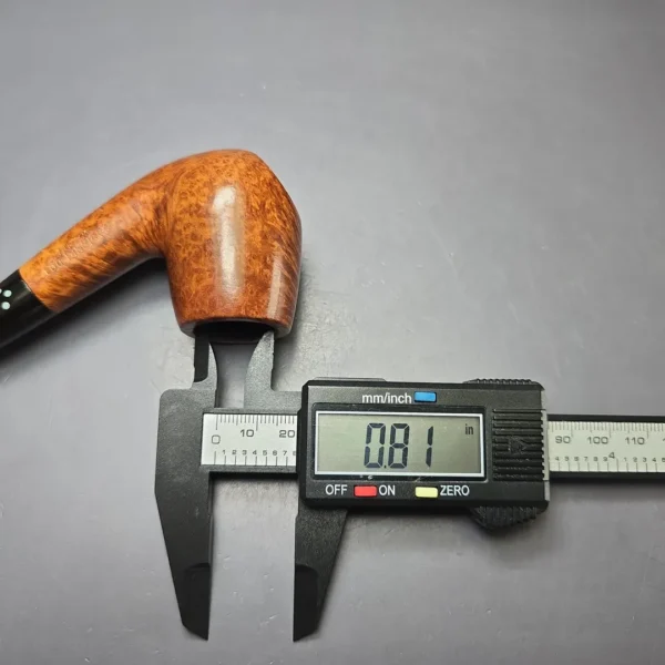 Sasieni 4 Dot Walnut Smooth Standing Billiard Estate Briar Pipe, English Estates - Image 10