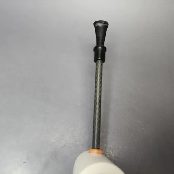 MBSD Meerschaum Deluxe Smooth Poker Block Meerschaum Pipe, New - Image 5