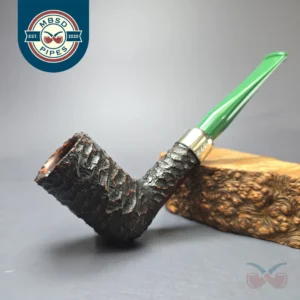 Peterson 2022 St Patrick's Day D20 Rusticated Stack Estate Briar Pipe, Irish Estates