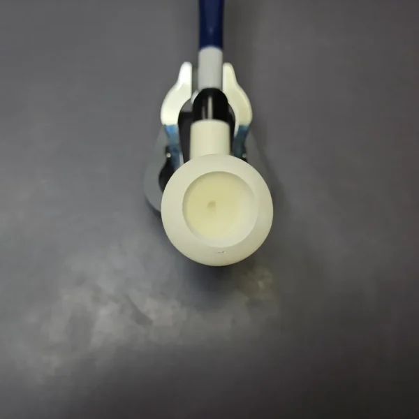 Smooth Stack Cutty w/ Blue Stem & Case Estate Block Meerschaum Pipe, Unsmoked - Image 5