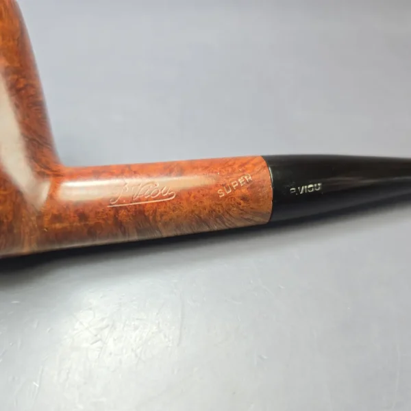 P. Viou Super XL Smooth Billiard Estate Briar Pipe, French Estates - Image 7