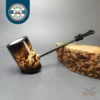 MBSD Meerschaum Deluxe Smooth Poker Block Meerschaum Pipe, New