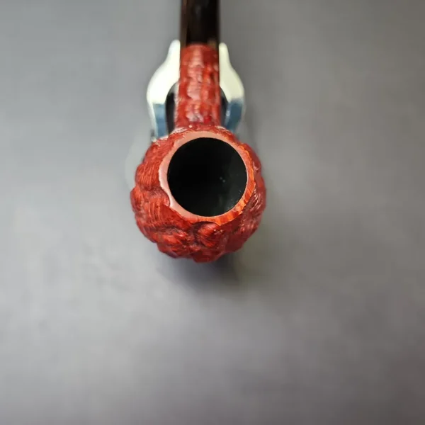 Mistella Gem Series Rusticated Apple Estate Briar Pipe, Unsmoked - Image 5