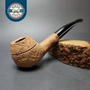 Morgan Bones Sandblasted Rhodesian Briar Pipe, New