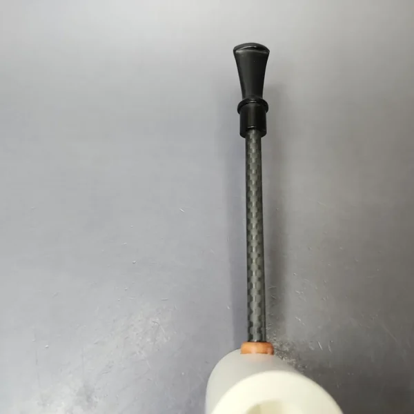 MBSD Meerschaum Deluxe Smooth Poker Block Meerschaum Pipe, New - Image 5