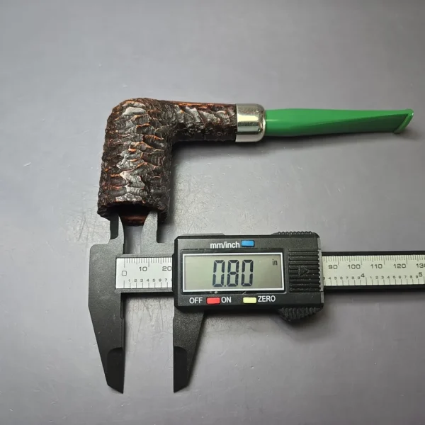 Peterson 2022 St Patrick's Day D20 Rusticated Stack Estate Briar Pipe, Irish Estates - Image 10