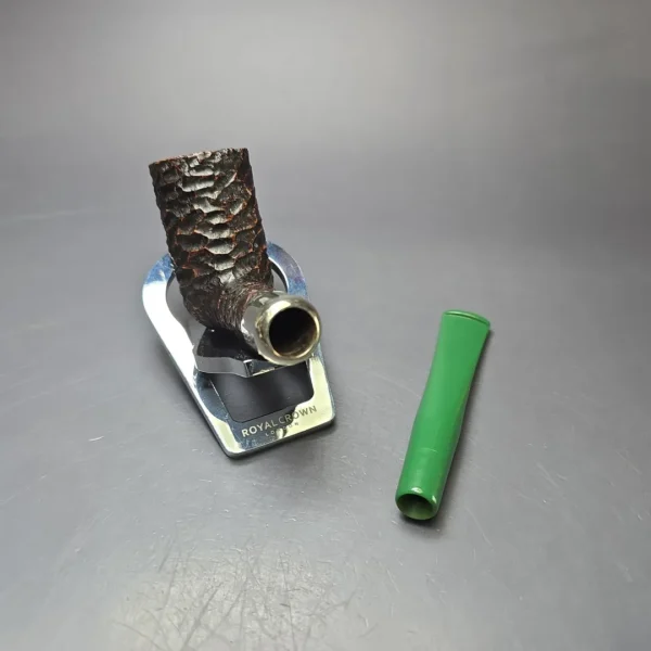 Peterson 2022 St Patrick's Day D20 Rusticated Stack Estate Briar Pipe, Irish Estates - Image 11