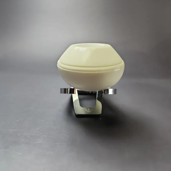 MBSD Meerschaum Deluxe Smooth Squat Rhodesian Block Meerschaum Pipe, New - Image 3