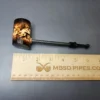 MBSD Meerschaum Deluxe Smooth Poker Block Meerschaum Pipe, New - Image 8
