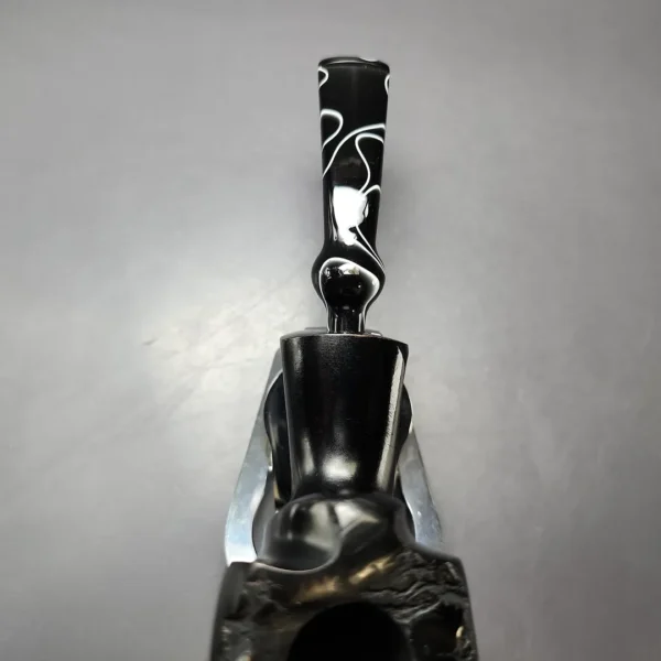 Nording Black Smooth Freehand Estate Briar Pipe, Unsmoked - Image 5