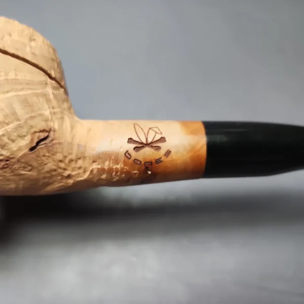 Morgan Bones Sandblasted Rhodesian Briar Pipe, New - Image 10