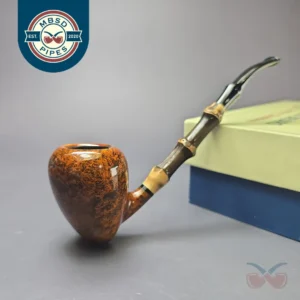 MBSD Briars Modern Masters 1 Smooth Peewit w/ Bamboo Briar Pipe, New