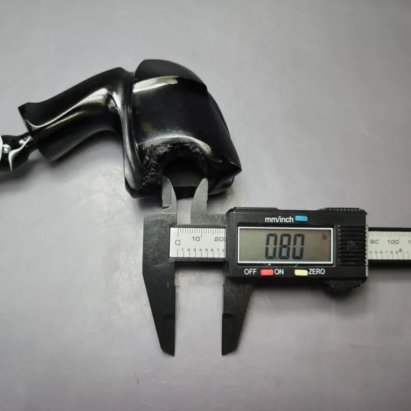 Nording Black Smooth Freehand Estate Briar Pipe, Unsmoked - Image 9