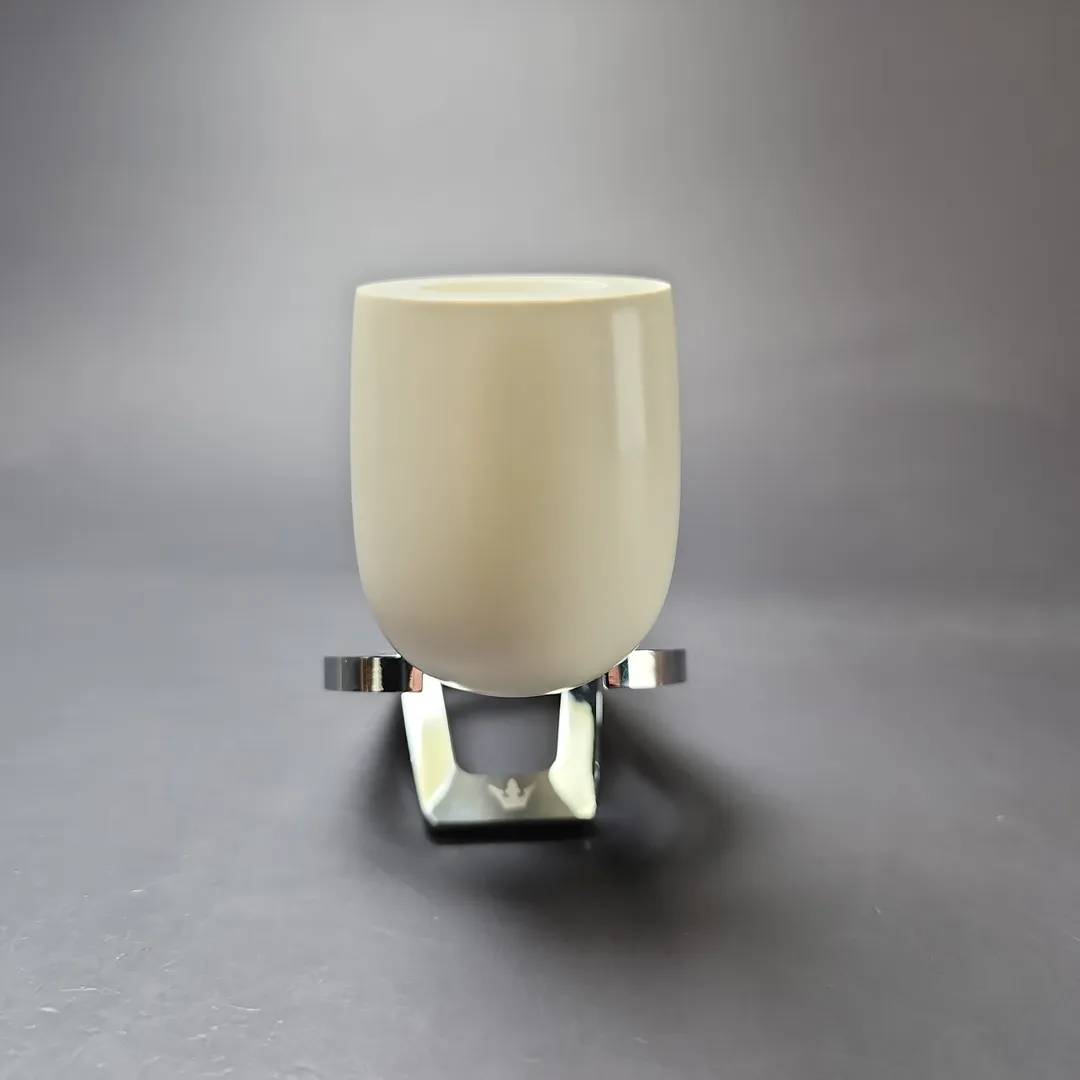 MBSD Meerschaum Deluxe Smooth Large Billiard Block Meerschaum Pipe, New - Image 3